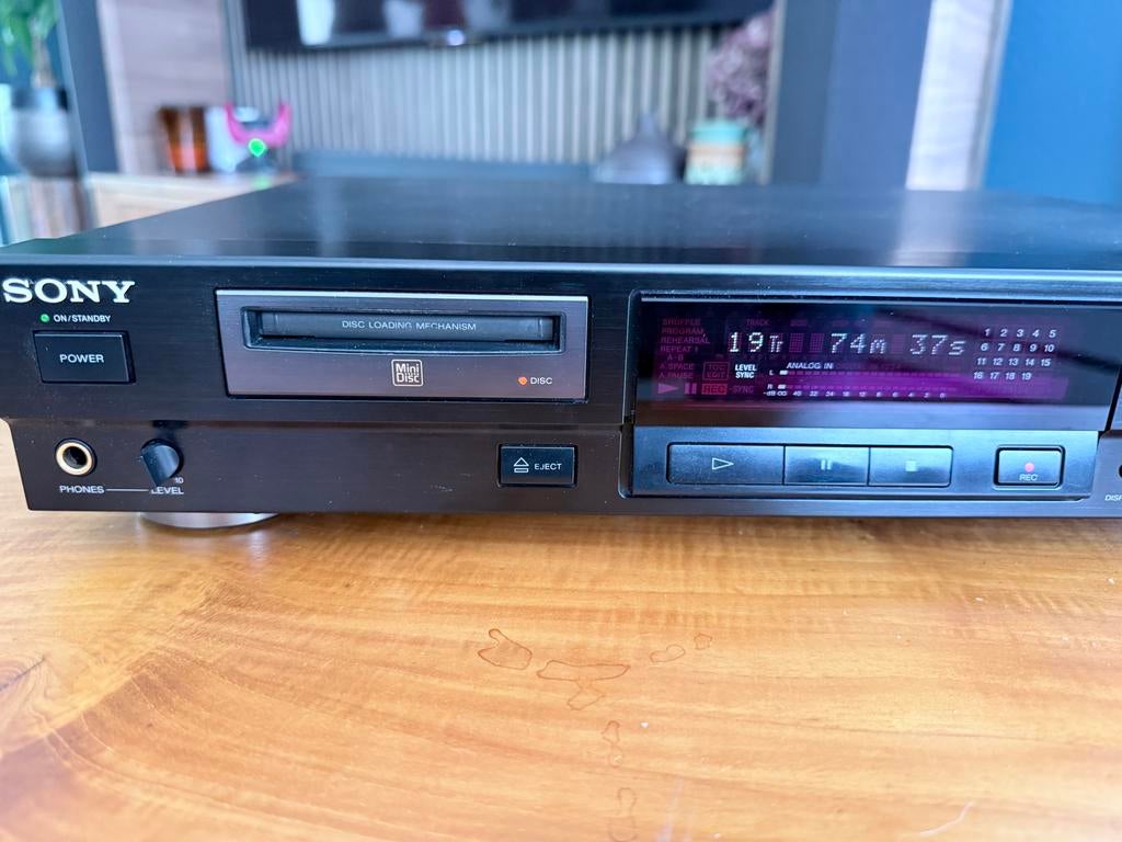 Sony MiniDisc MDS-501, Ophalen of Verzenden, Minidisc-speler