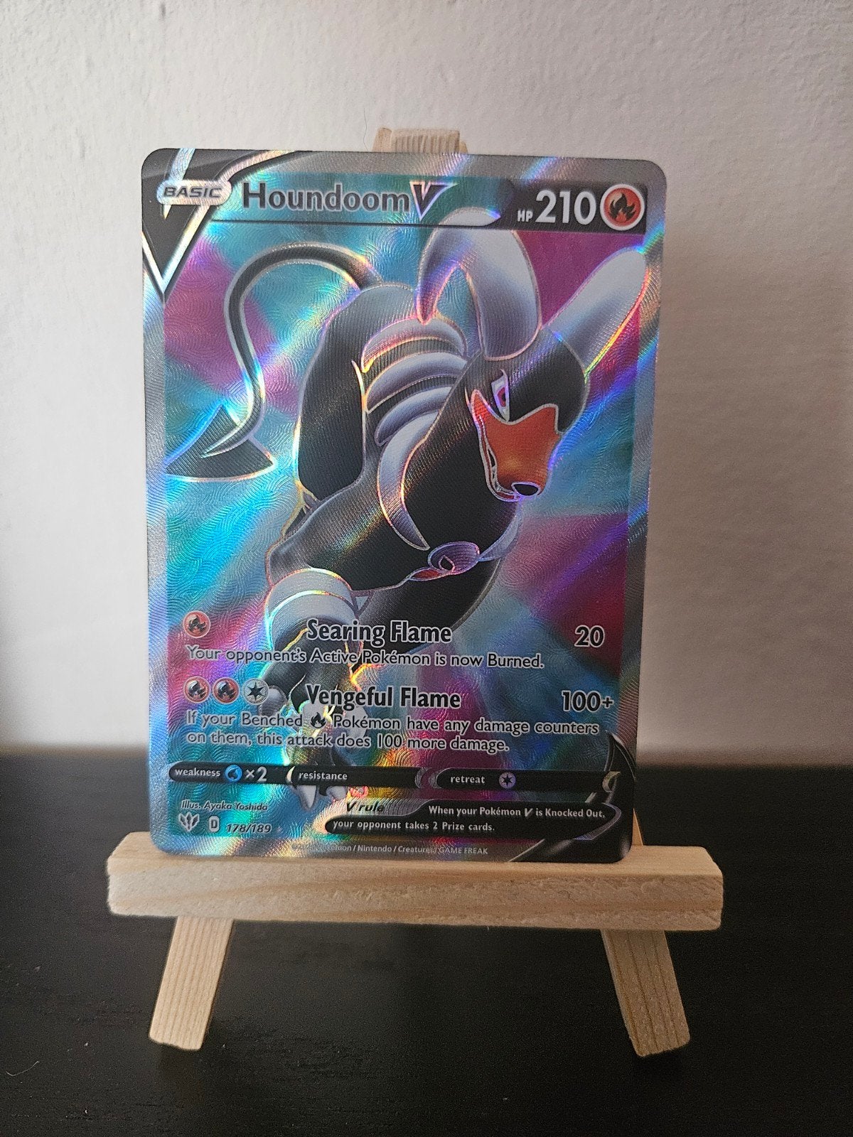 Houndoom V #178, Ophalen of Verzenden, Zo goed als nieuw, Losse kaart