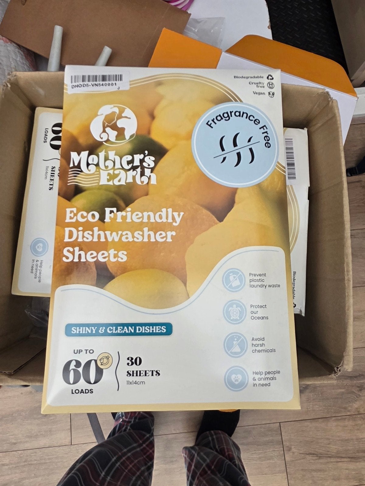 6 pakket Mother's Earth Eco Vriendelijke Vaatwastabletten, Ophalen of Verzenden