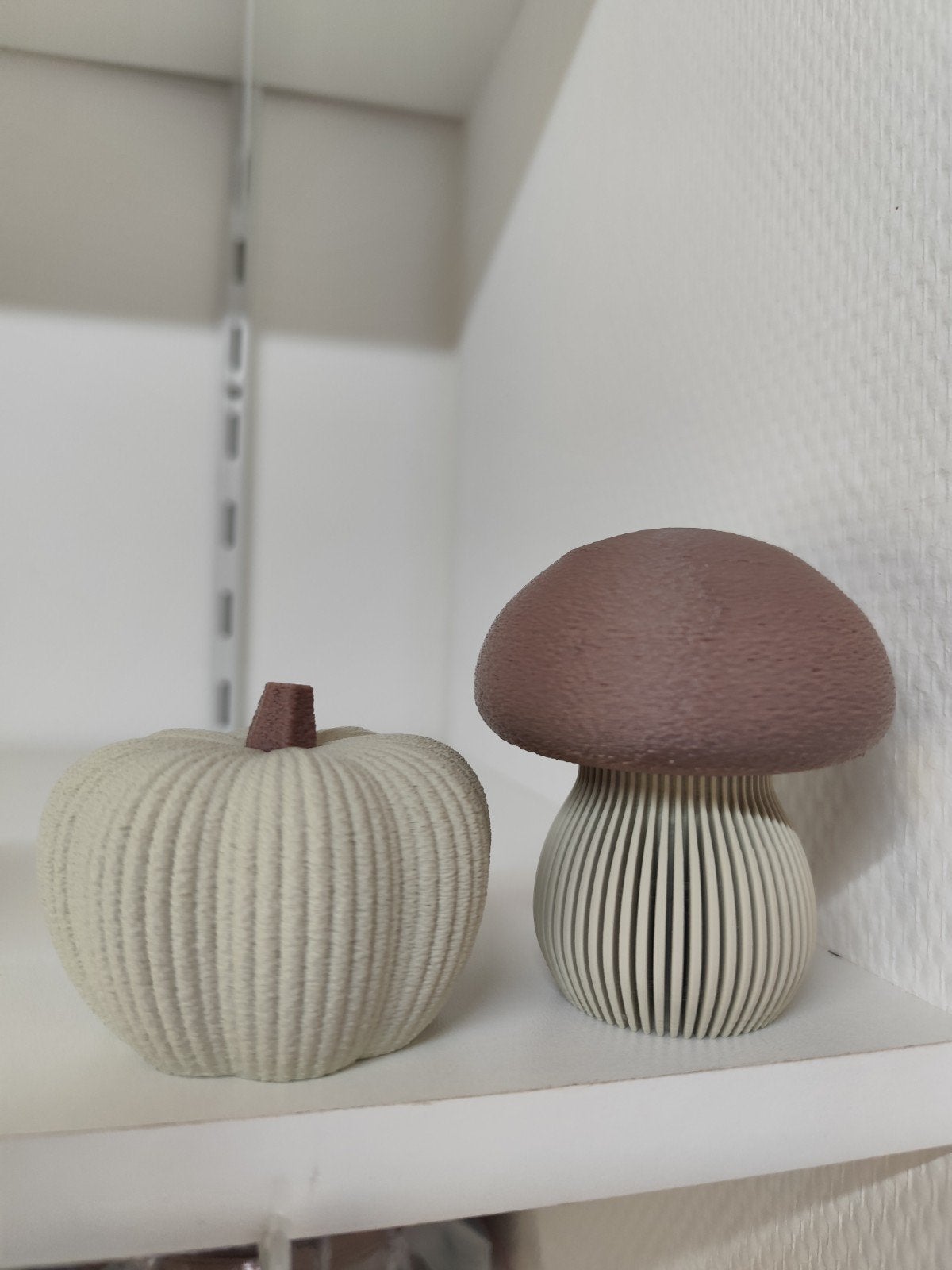Decoratieve paddestoel en pompoen set, Overige stijlen, Nieuw, Ophalen of Verzenden, Beige