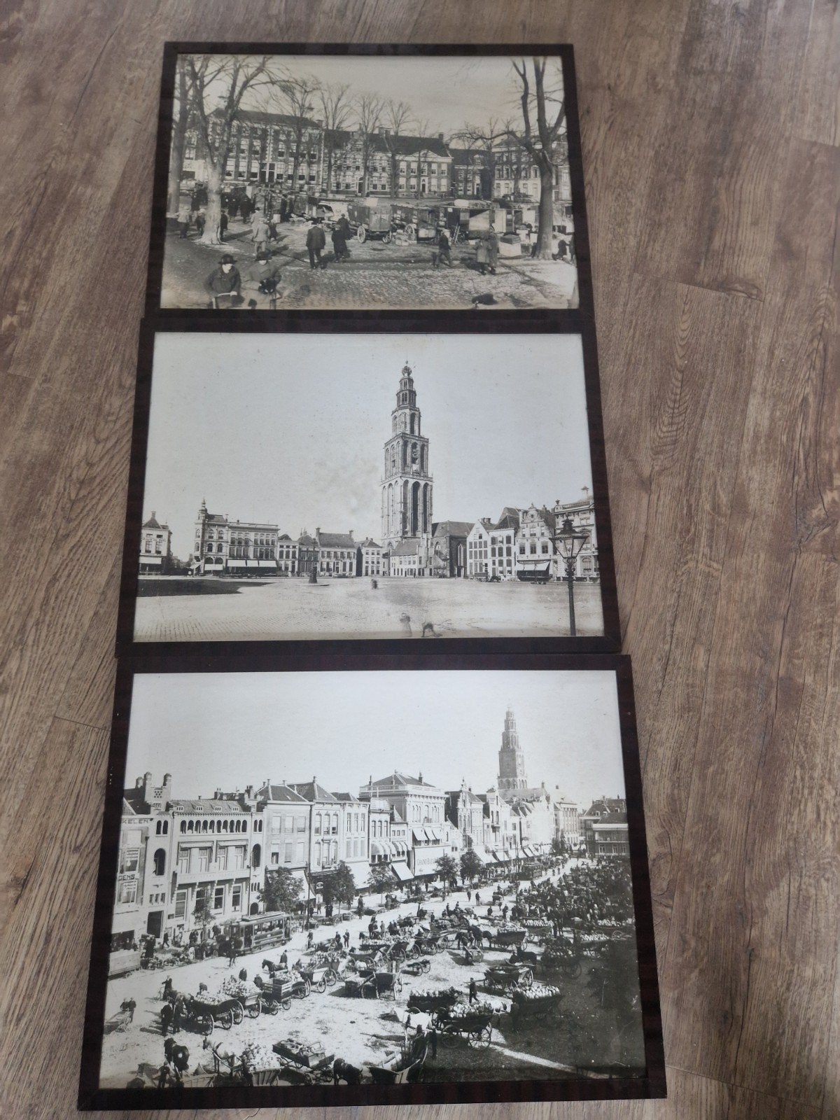 Oude foto's Groningen: Martinitoren en stadsgezichten, Ophalen of Verzenden