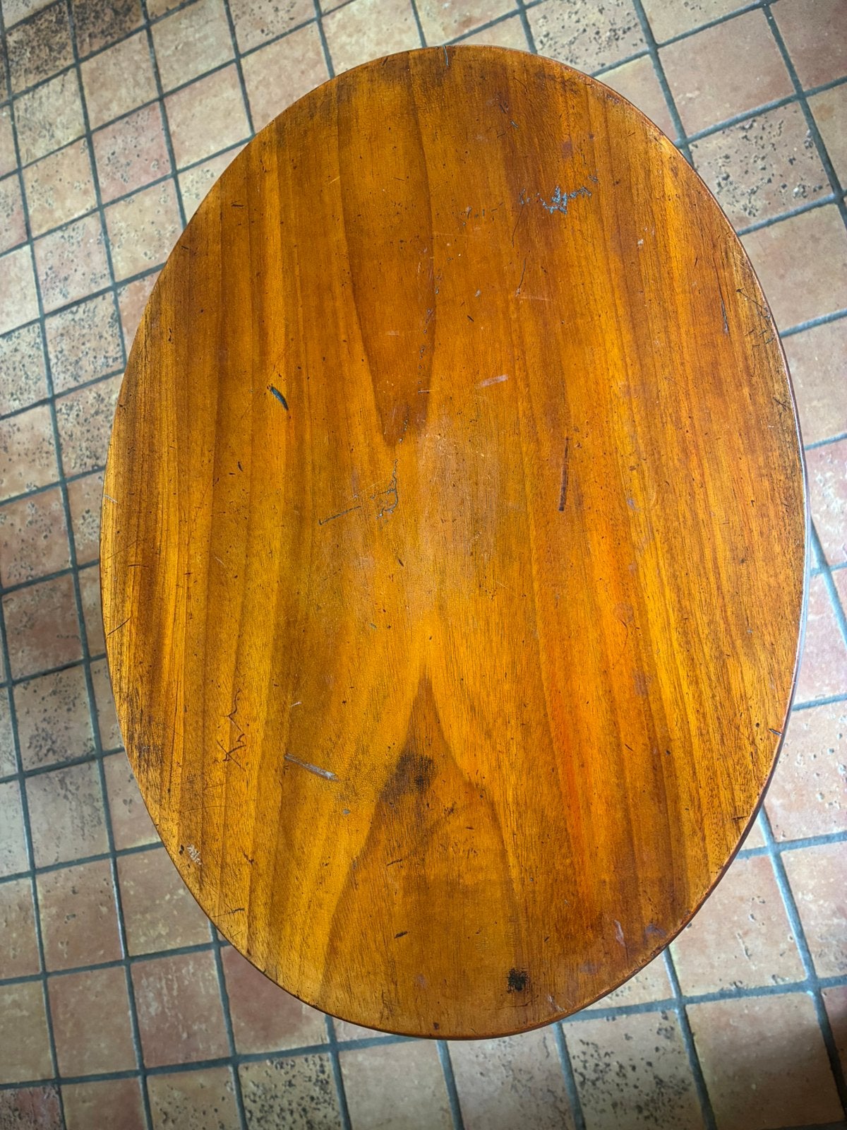 Mahoniehouten bijzettafel, Ophalen of Verzenden