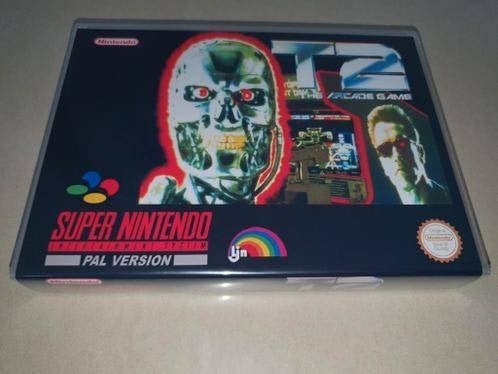 T2 The Arcade Game SNES Game Case, Avontuur en Actie, Verzenden, 1 speler, Zo goed als nieuw