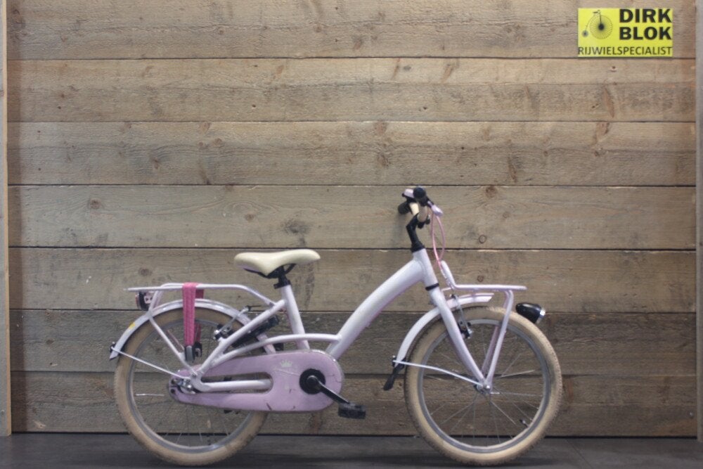 18 inch Loeki Princess meisjesfiets remnaaf + 3 mnd garantie, Fietsen en Brommers, Niet ingevuld, Gebruikt, Niet ingevuld, Niet ingevuld