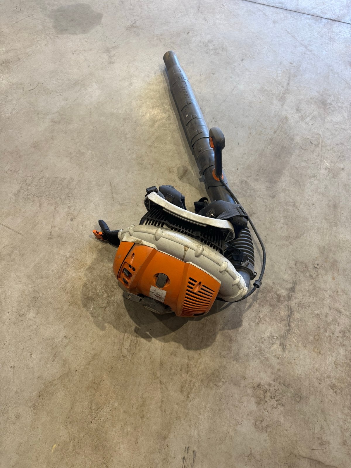 Stihl BR 600 Bladblazer - Benzine, Ophalen, Gebruikt, Benzine, Ruggedragen