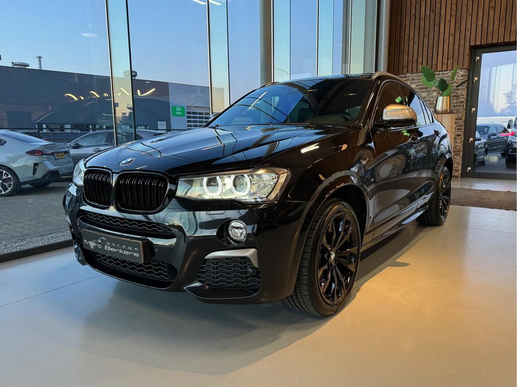 BMW X4 M40i Centennial High Executive Pano, H+K, trekh., Automaat, Gebruikt, 1820 kg, Zwart