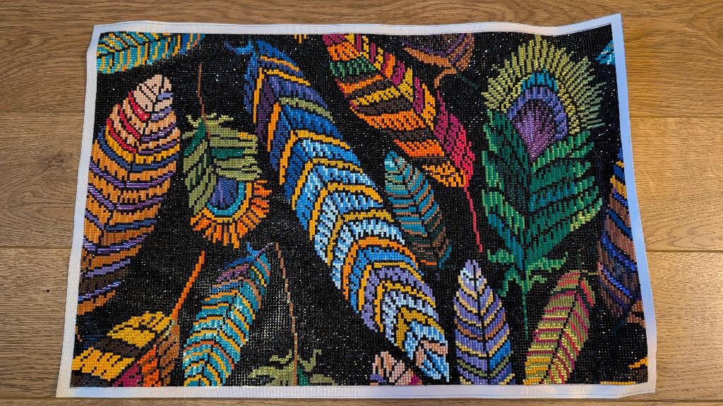 Gemaakt Diamond Painting, Hobby en Vrije tijd, Knutselen, Ophalen of Verzenden, Nieuw, Handgemaakt, Diamond painting