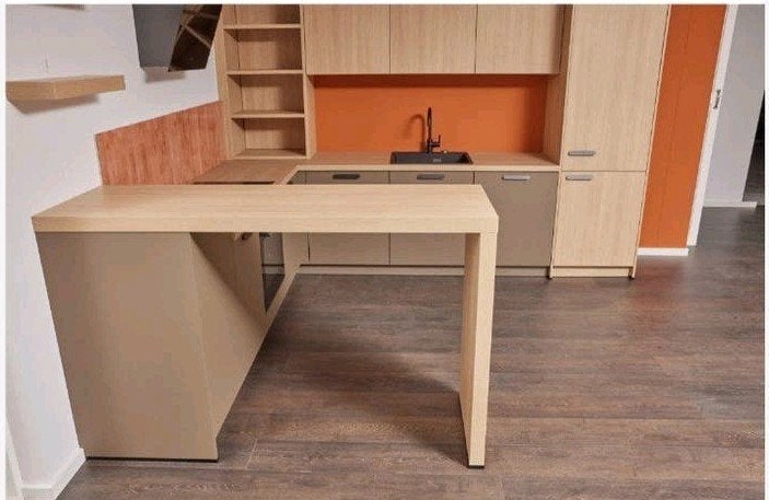 Compleet nieuwe showroom keuken in de allernieuwste japandi, Ophalen of Verzenden, Nieuw, Overige materialen