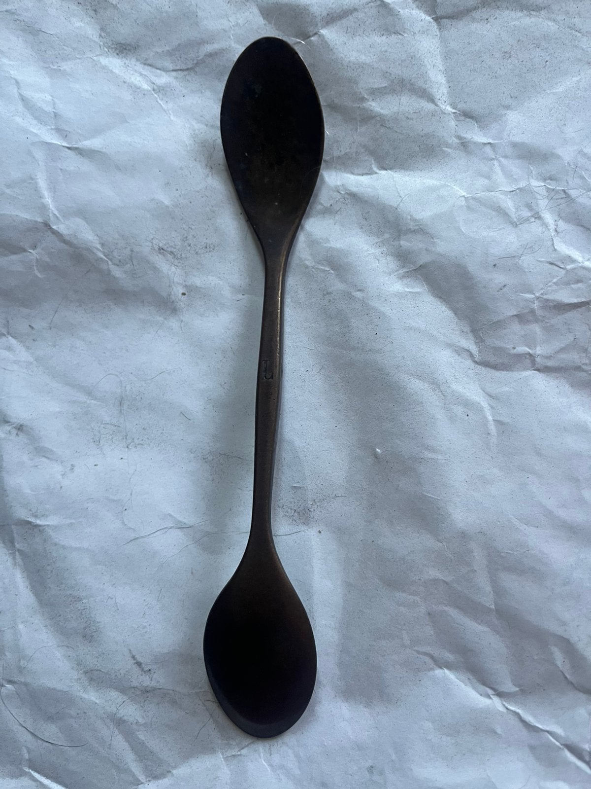 Dubbele (maat) lepel, Antiek en Kunst, Ophalen of Verzenden