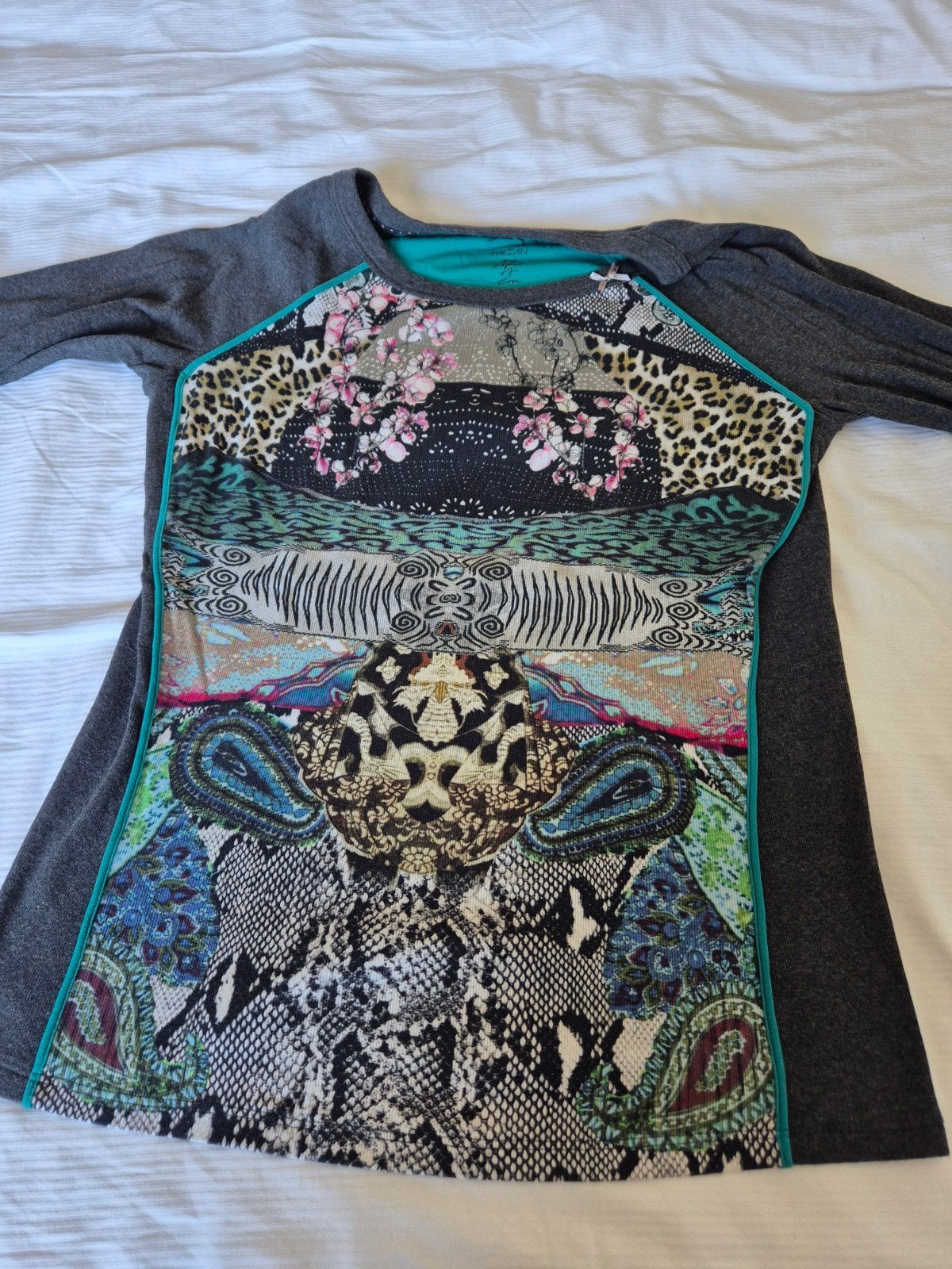 Marccain shirt! maat 40, als nieuw!, Ophalen of Verzenden, Zo goed als nieuw, Maat 38/40 (M), Korte mouw