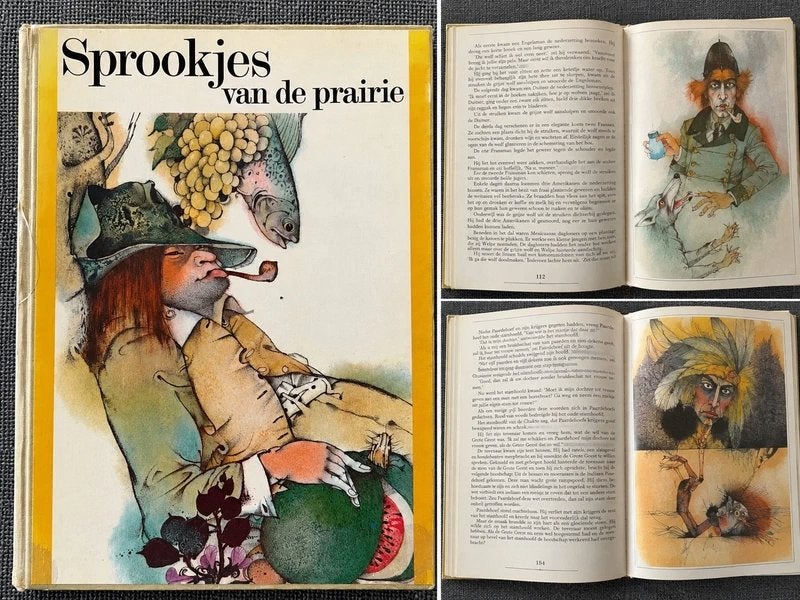 Sprookjes van de prairie – Vintage 1982 – Luděk Manásek, Boeken, Ophalen of Verzenden, Gelezen, Diverse auteurs