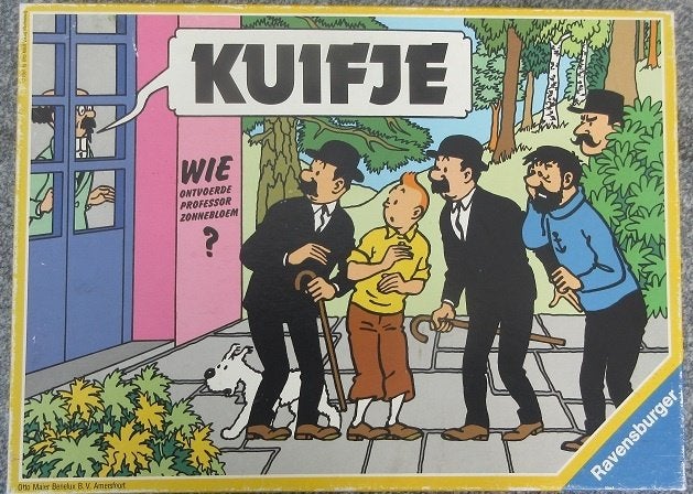 Kuifje Bordspel - Wie ontvoerde professor Zonnebloem ?, Ophalen of Verzenden, Zo goed als nieuw