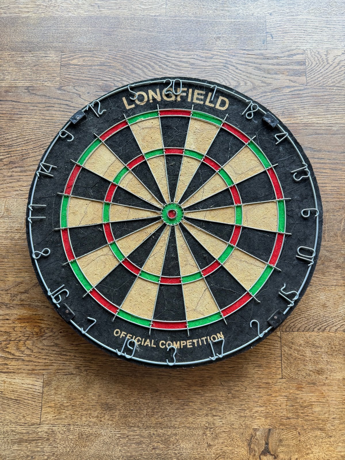 Longfield dartbord, Sport en Fitness, Darts, Ophalen, Gebruikt, Dartbord