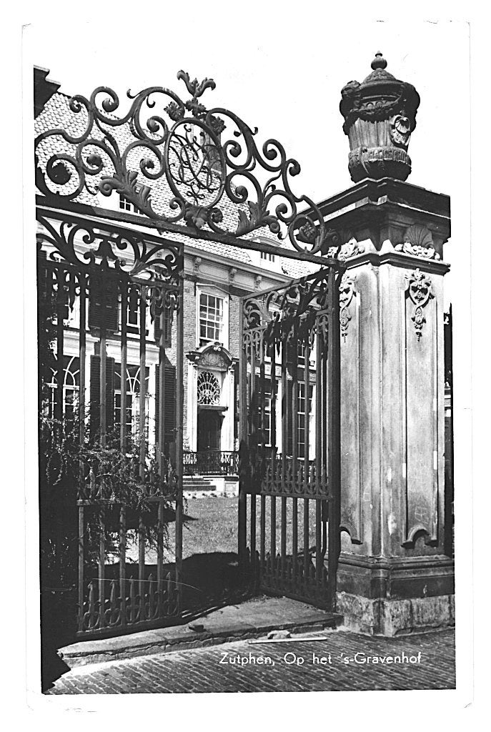 984416	Zutphen	1958 's Gravenhof Reclame Spruco ijsbekers, Ophalen of Verzenden, 1940 tot 1960, Gelopen, Gelderland