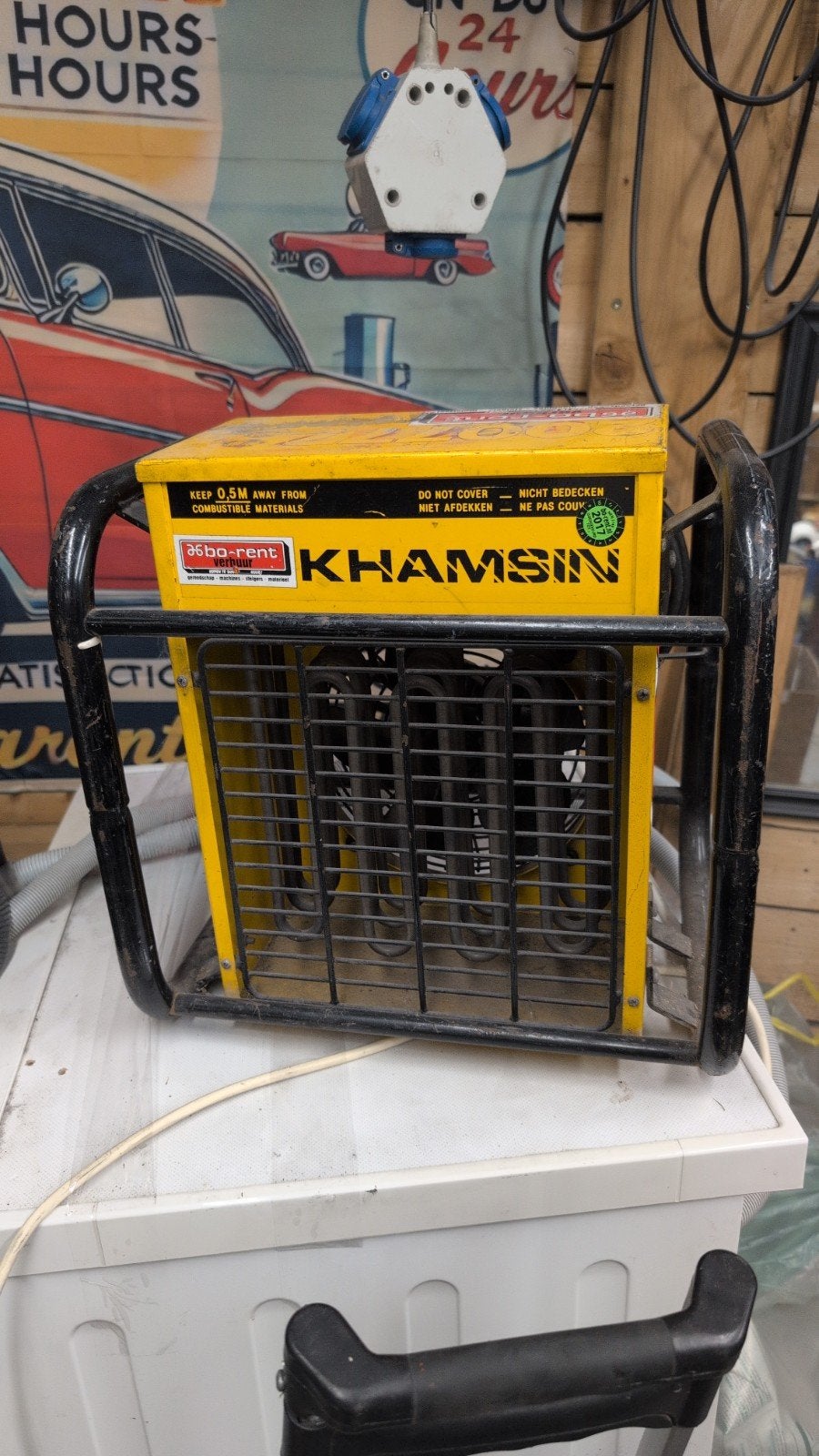 Khamsin elektrische kachel - Bouwkachel - Werkplaatskachel, Ophalen, Minder dan 60 cm, Kachel, 30 tot 80 cm