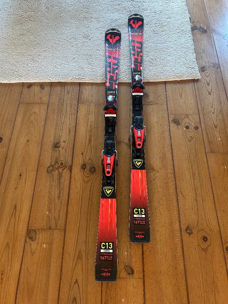Rossignol Hero Carve + Nx 12 Gw Ski, Ophalen, 160 tot 180 cm, Gebruikt, Rossignol