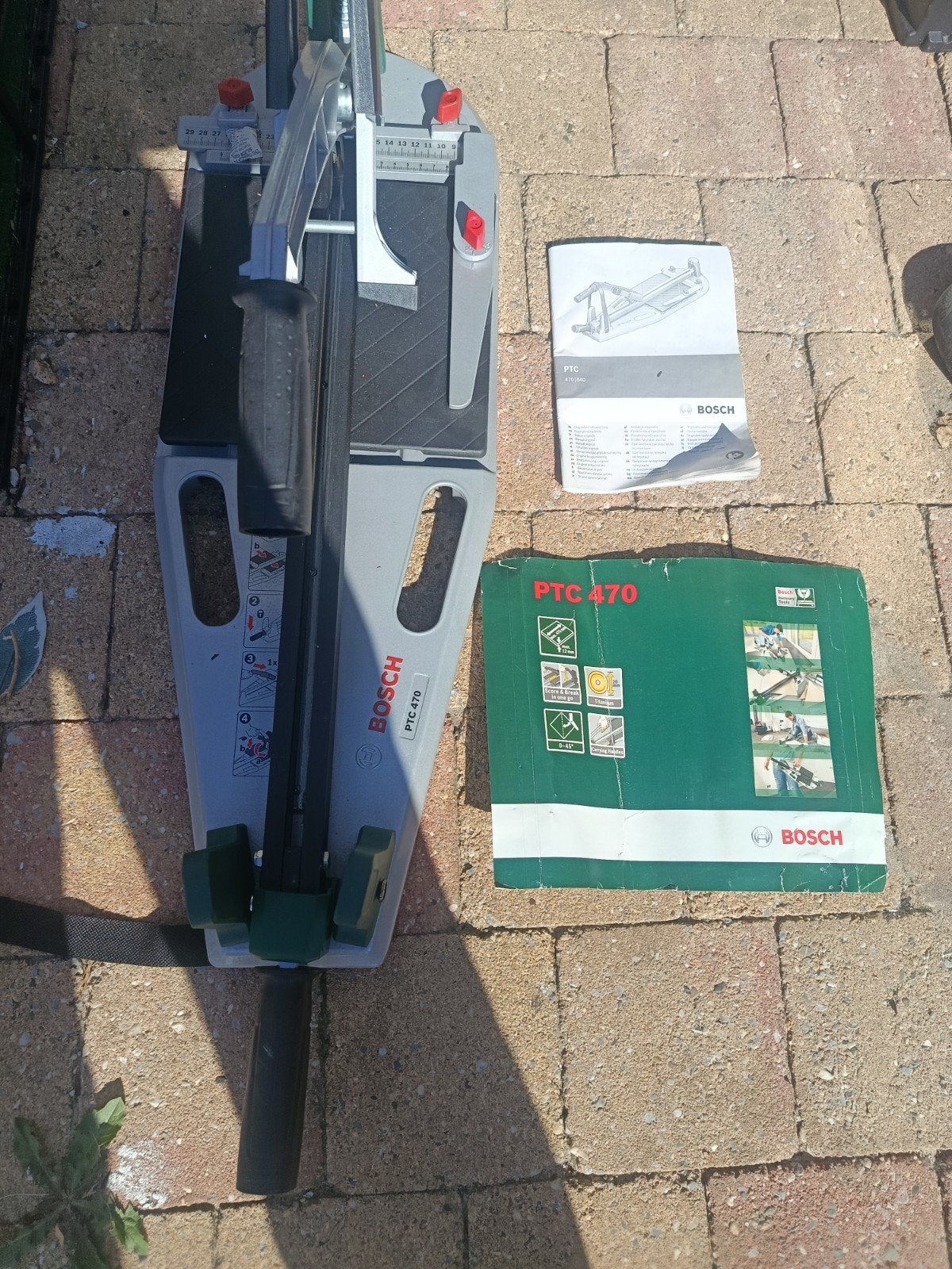 Bosch PTC 470 Tegelsnijder - Zo goed als nieuw, Ophalen, Zo goed als nieuw, Snijgereedschap, Bosch