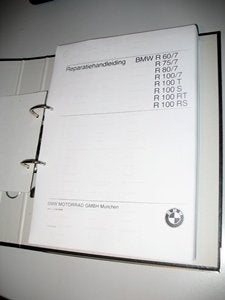 BMW werkplaatsboek voor BMW R60/7 R75/7 R80/7 R100/7 R100RT, Motoren, Ophalen of Verzenden, BMW