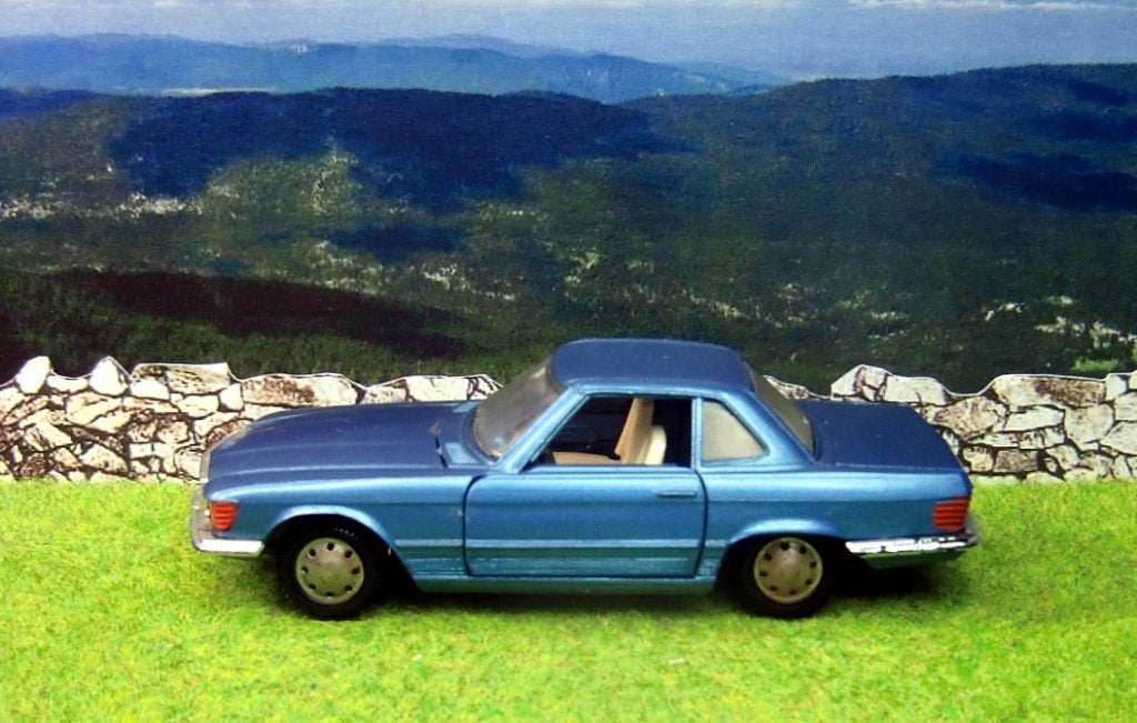 (15) Mercedes 350 SL van Marklin 1/43, Hobby en Vrije tijd, Ophalen of Verzenden, Gebruikt, Auto, Overige merken