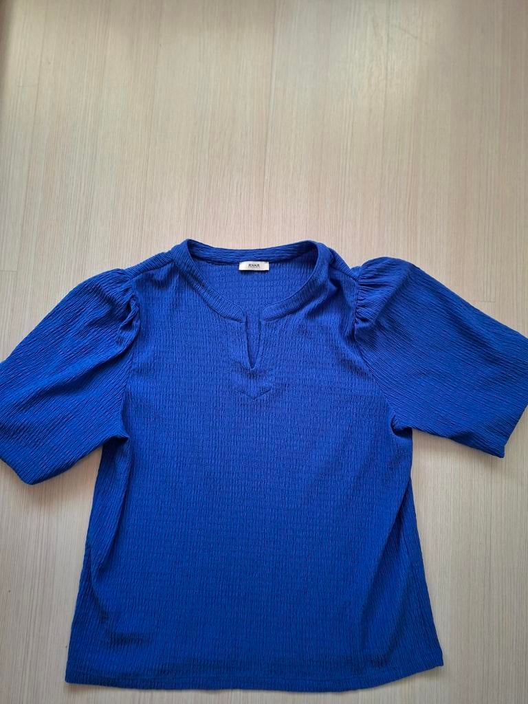Anna blouse maat XXL, Anna van Toor, Blauw, Maat 46/48 (XL) of groter, Ophalen of Verzenden