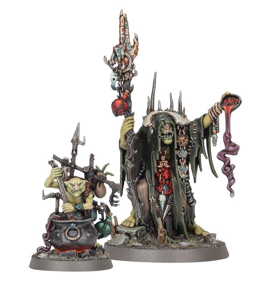 Warhammer AoS - orruk warclans - Swampcalla Shaman, Hobby en Vrije tijd, Wargaming, Ophalen of Verzenden, Nieuw, Warhammer, Figuurtje(s)