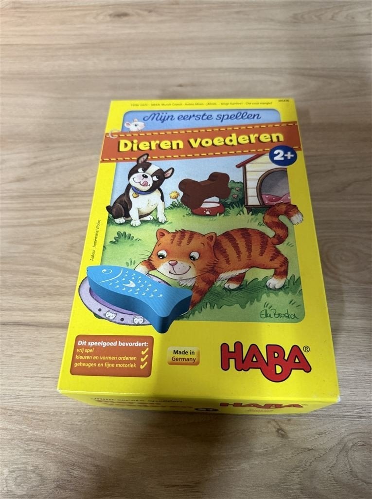 Dieren Voederen - haba - mijn eerste spellen - s3242, Hobby en Vrije tijd, Gezelschapsspellen | Bordspellen, Verzenden, Zo goed als nieuw