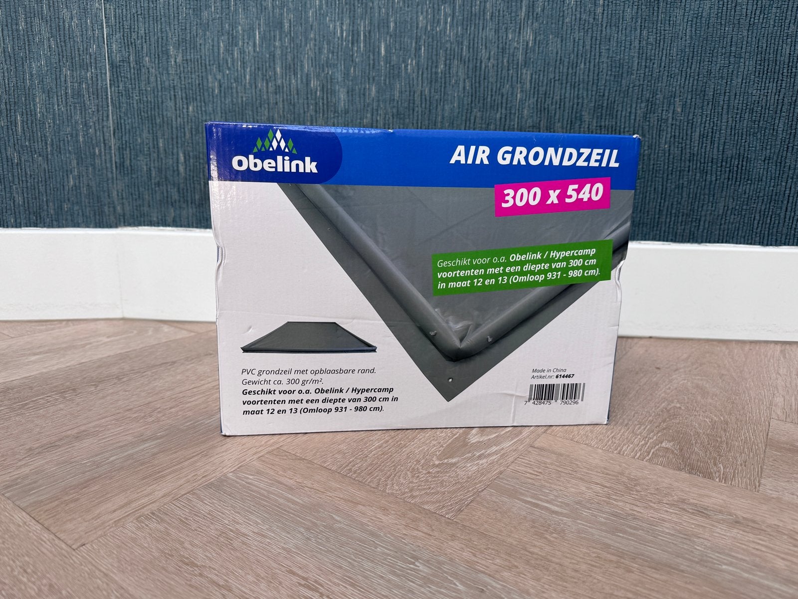 NIEUW Obelink Air Grondzeil 300 x 540 cm, Caravans en Kamperen, Ophalen, Nieuw