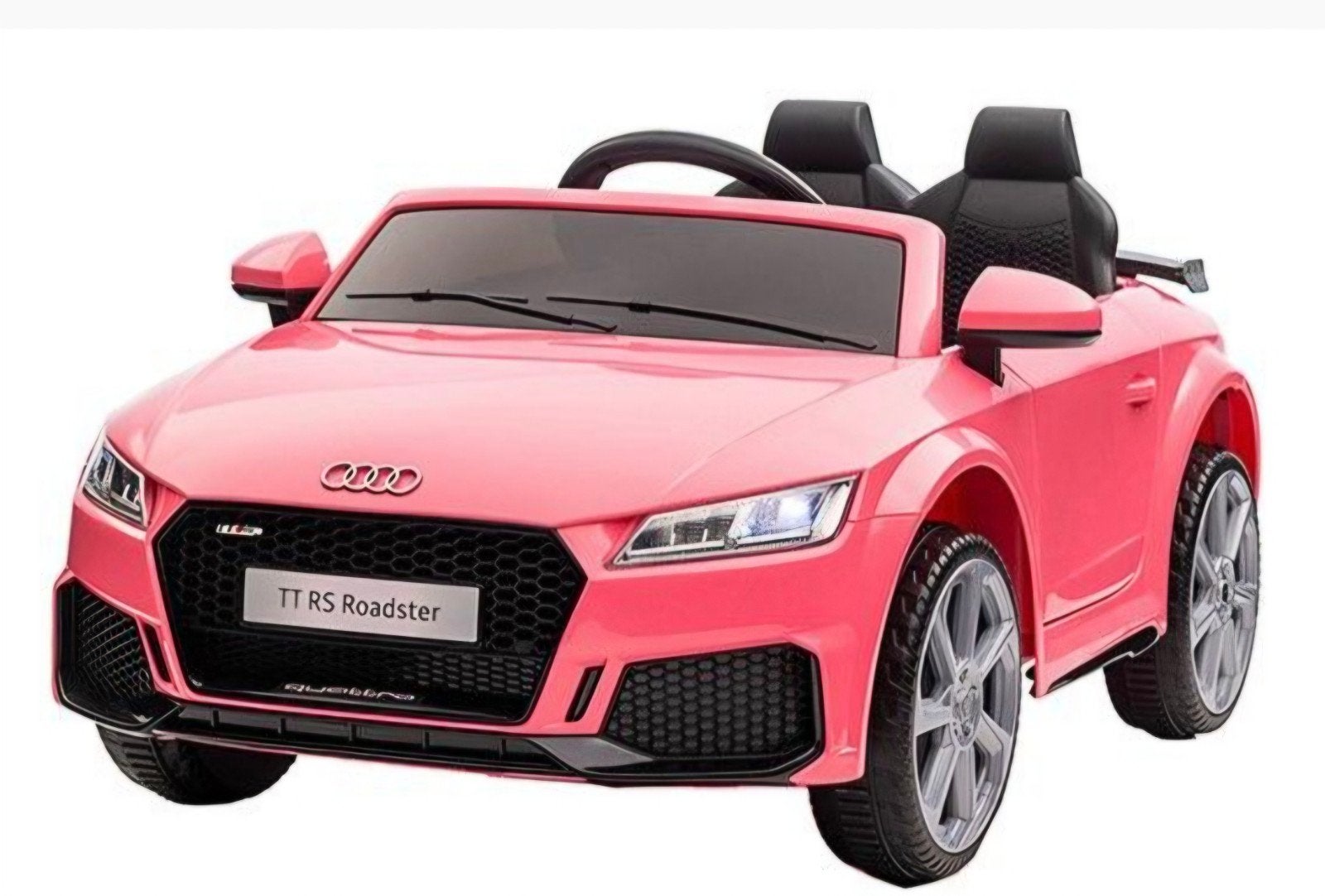 Roze Audi TT RS Roadster elektrische kinderauto, Ophalen, Zo goed als nieuw, Afstandsbediening