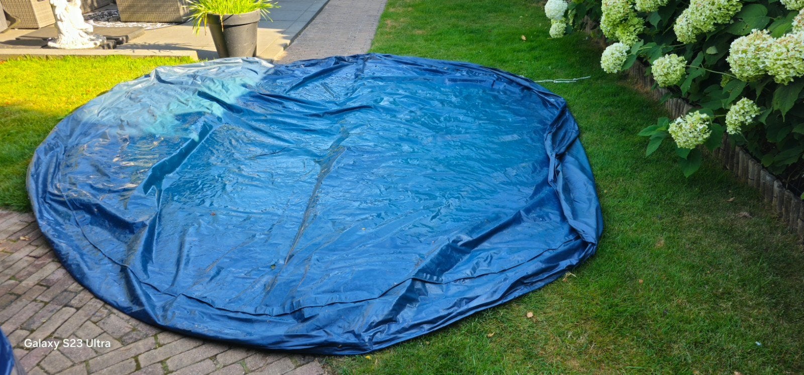afdekzeil Gebruikt gratis, Tuin en Terras, Zwembaden, Ophalen, Gebruikt, Minder dan 80 cm, Overige typen