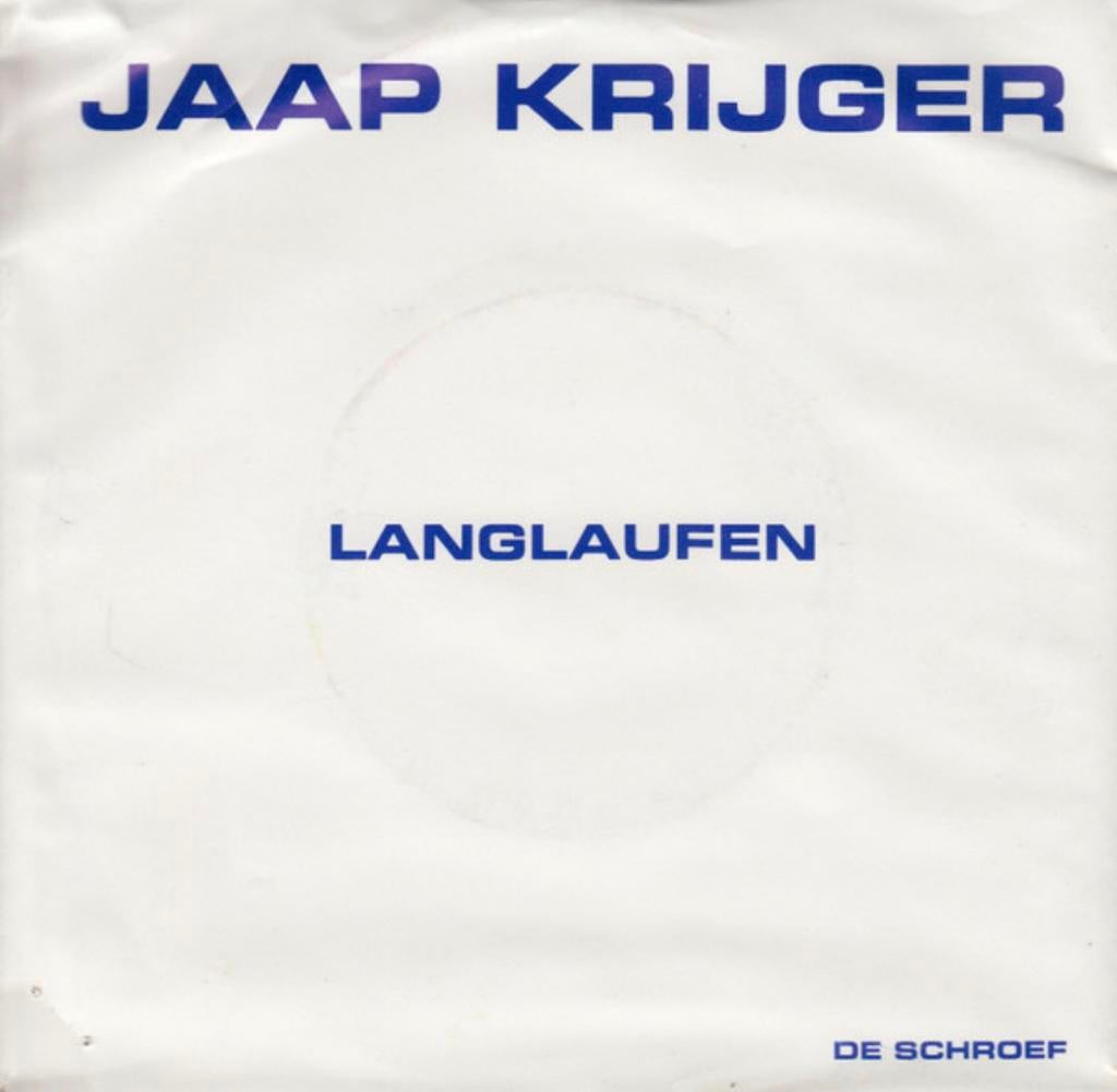 Gezocht: Jaap Krijger – Langlaufen single vinyl | De Schroef, Cd's en Dvd's, Vinyl Singles, Ophalen of Verzenden, Zo goed als nieuw
