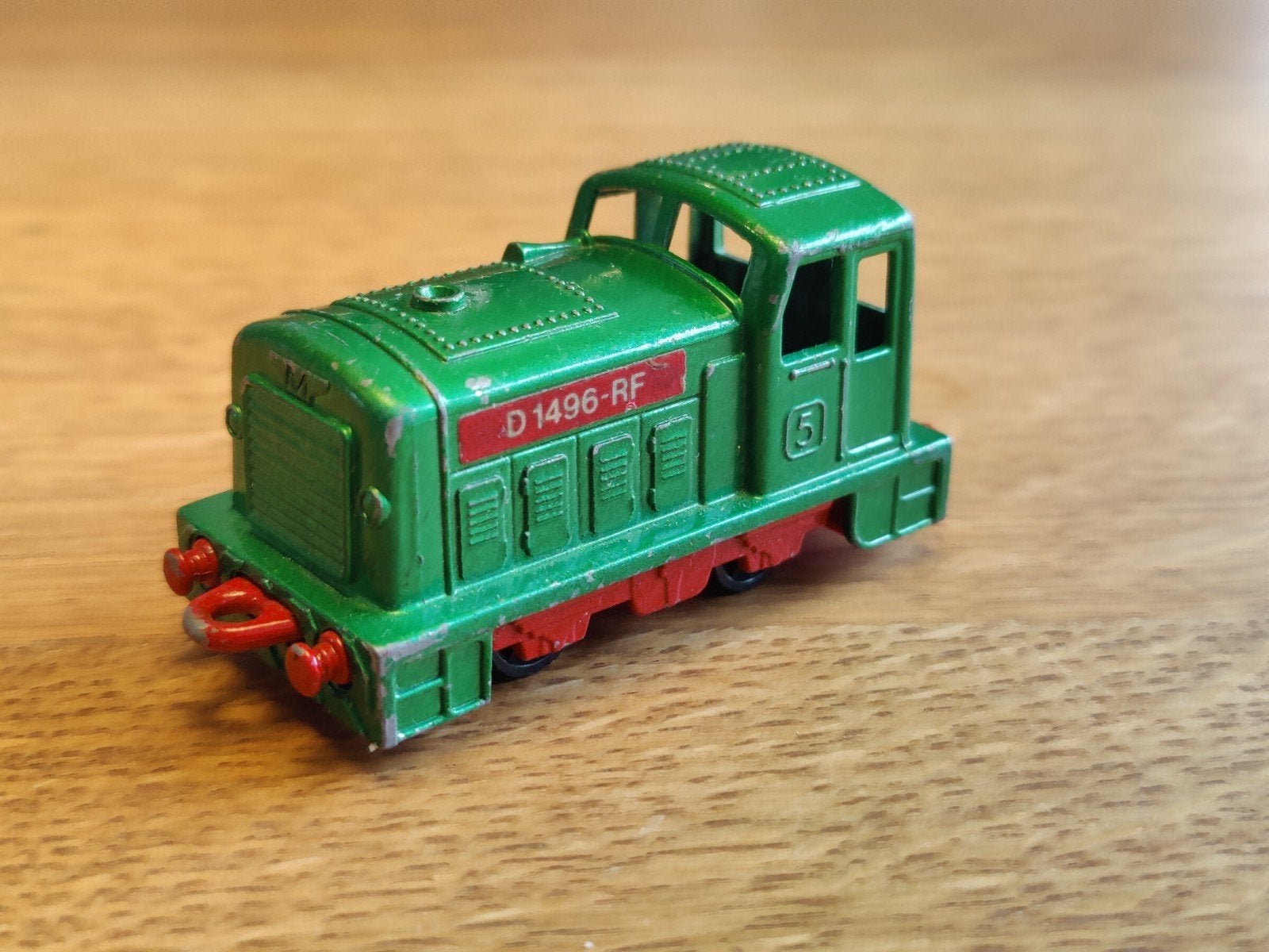 Matchbox Trein GROEN Shunter, Ophalen of Verzenden, Zo goed als nieuw, Auto