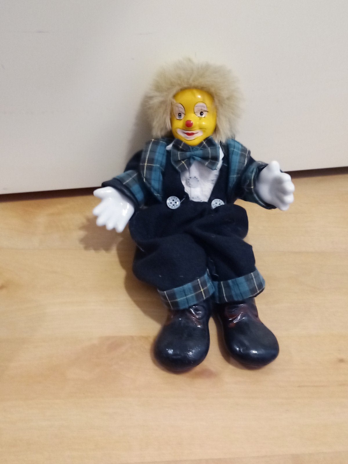 Vintage hubao clown beeldje / popje, Ophalen of Verzenden, Zo goed als nieuw, Mens