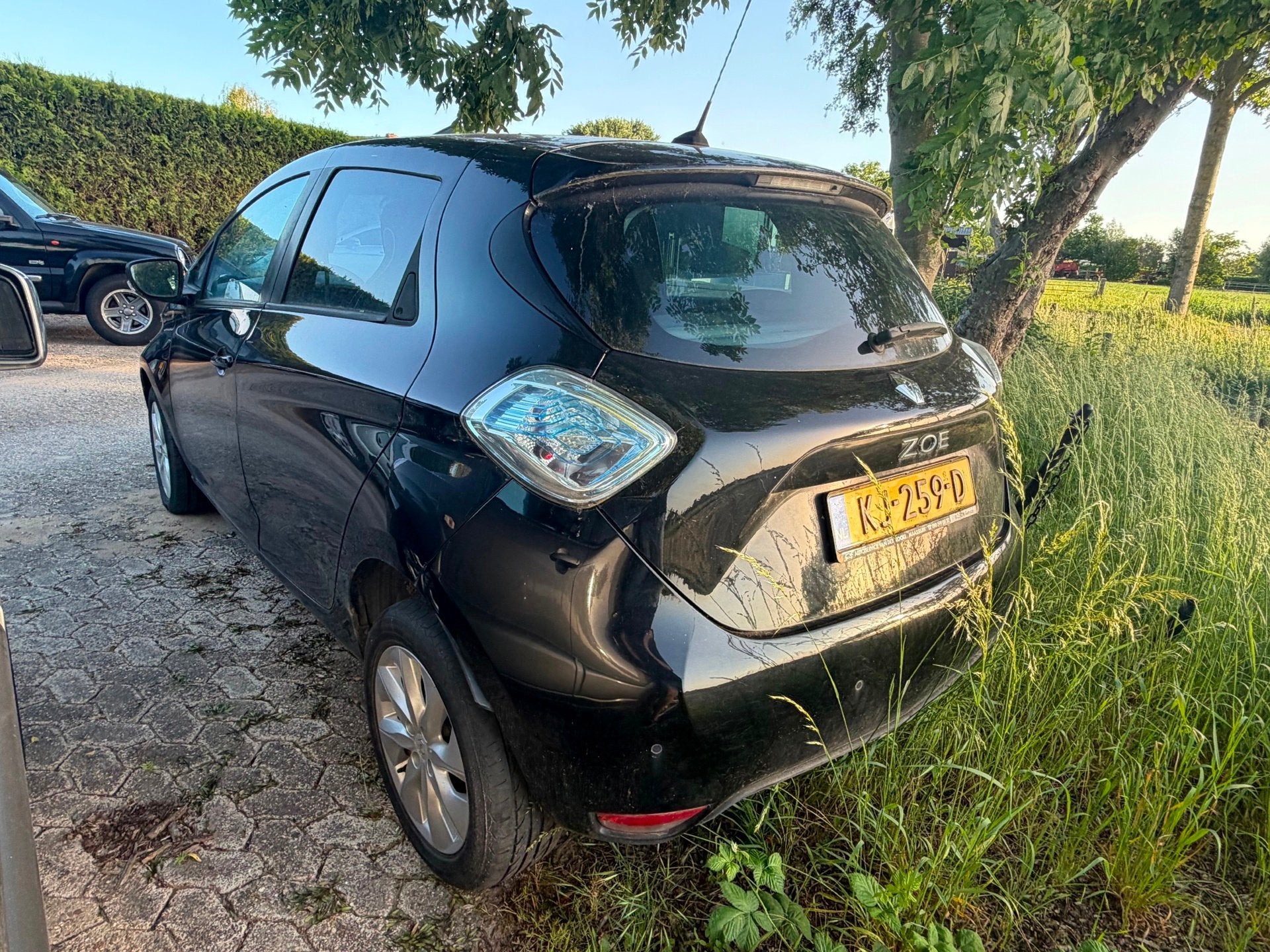 Renault ZOE Q210 Zen GEEN ACCUPAKKET Quickcharge aanwezig Ai, Auto's, Renault, Stof, Gebruikt, 360 min, Grijs