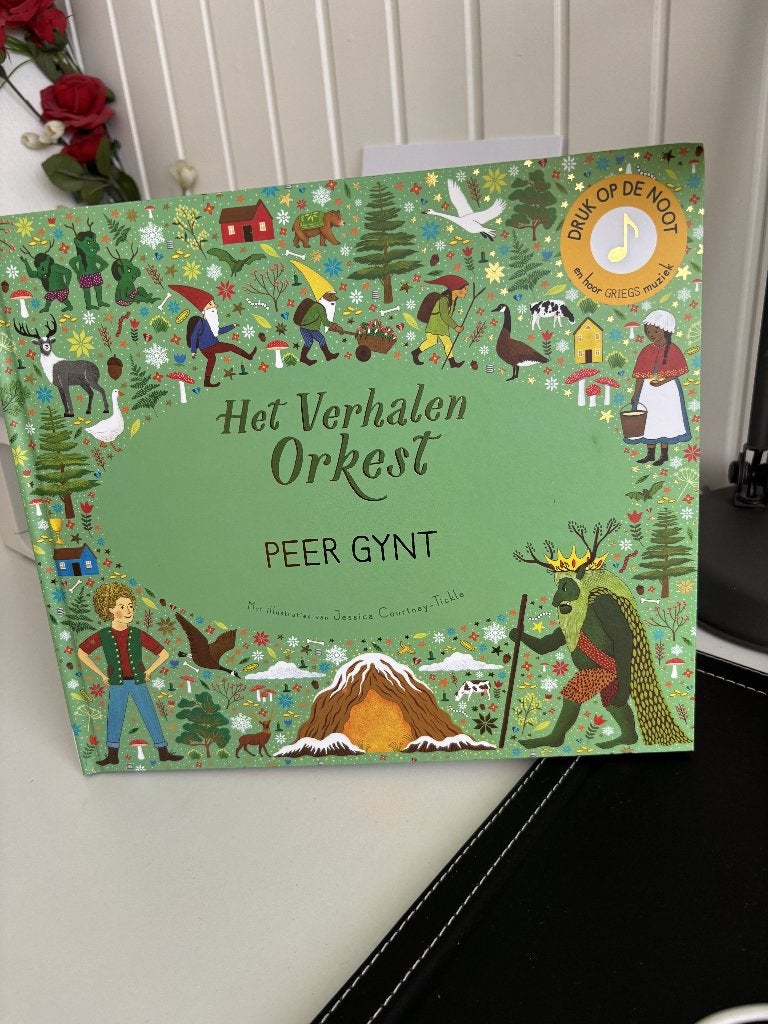 Muziekboek voor kinderen: Het Verhalen Orkest: Peer Gynt, Boeken, Ophalen, Zo goed als nieuw, Uitgeverij Christofoor, Zeist, Fictie algemeen