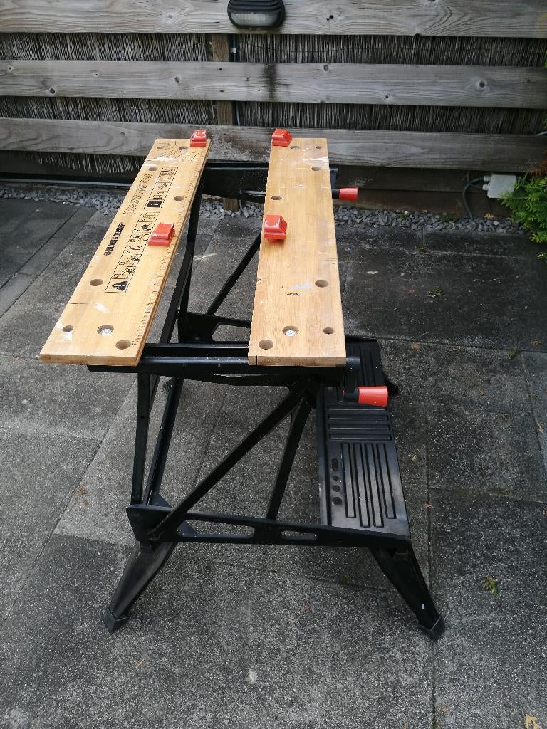 workmate, Doe-het-zelf en Verbouw, Werkbanken, Ophalen, Gebruikt, Minder dan 70 cm, Inklapbaar