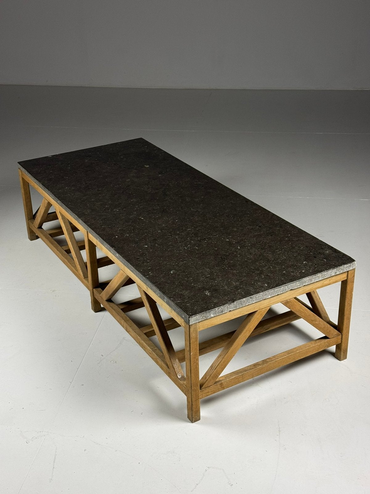 Salontafel hardsteen vintage, Antiek en Kunst, Antiek | Meubels | Tafels, Ophalen