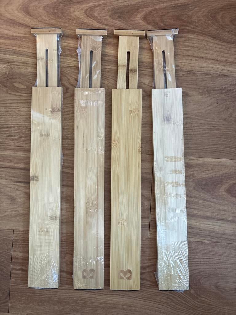Ladeverdelers Kitchenbrothers - Bamboe, Beige, Overige typen, Hout, Nieuw