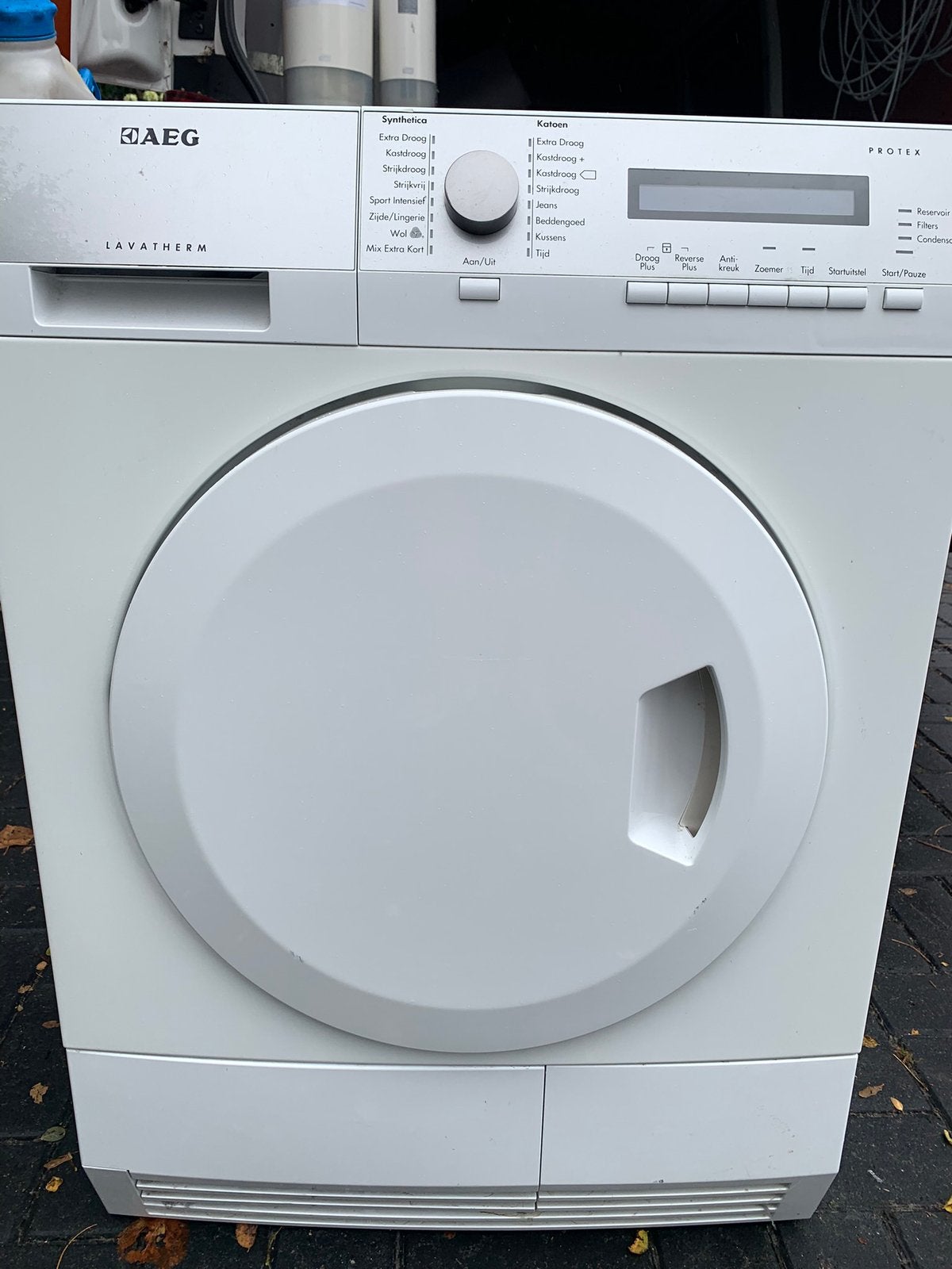 AEG T75373NAH warmtepompdroger 7 kilo energielabel A+, Ophalen, Aeg, Zo goed als nieuw, Info@aeg.nl