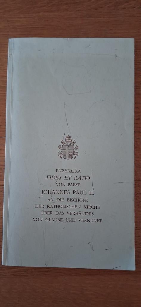 Fides et Ratio - Encycliek Paus Johannes Paulus II, Ophalen of Verzenden, Gelezen, Paus Johannes Paulus II, Christendom | Katholiek