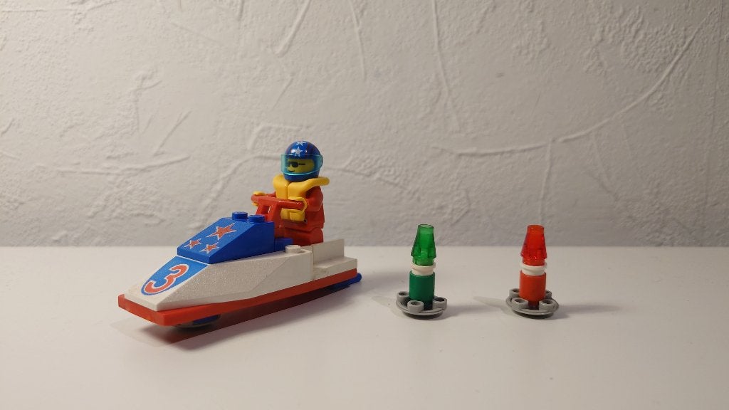 Lego Town 6517 Water Jet, Gebruikt, Lego, Compleet, Ophalen of Verzenden