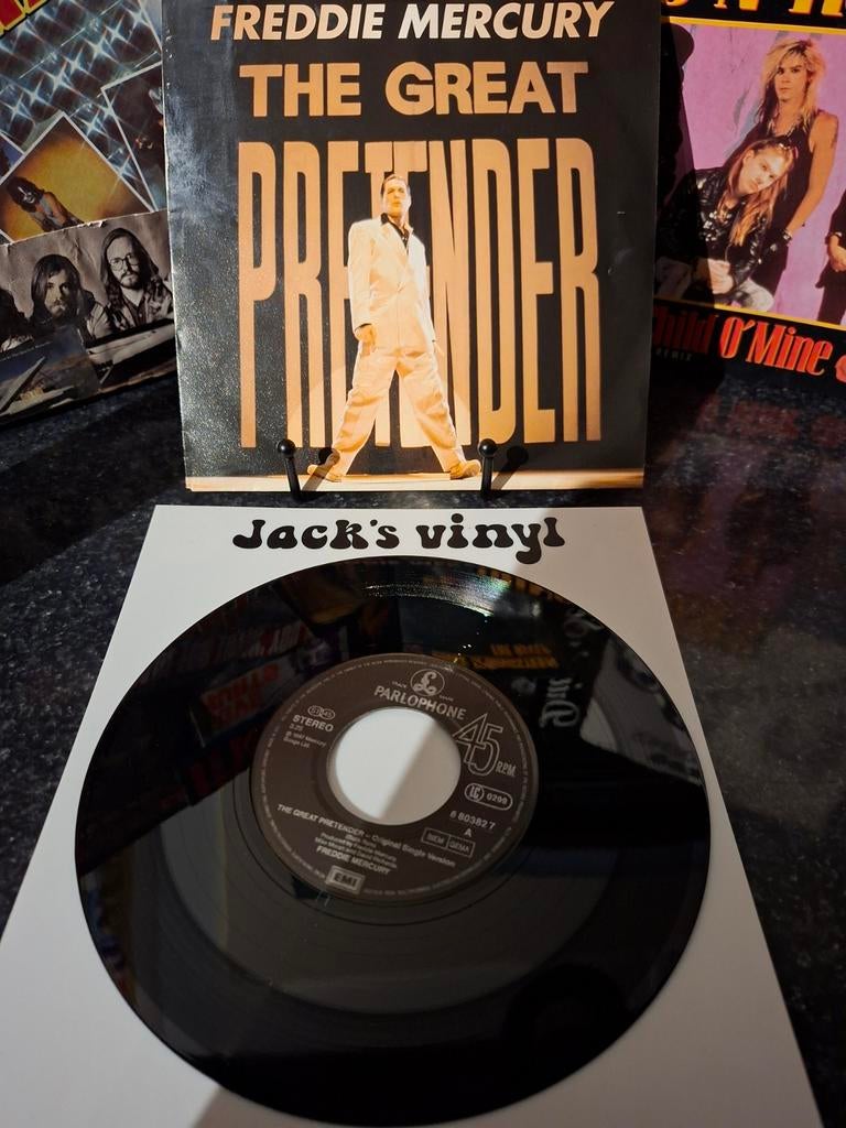 Freddie Mercury - The Great Pretender 7 inch single 1987, Cd's en Dvd's, Vinyl | Pop, Ophalen of Verzenden, Zo goed als nieuw