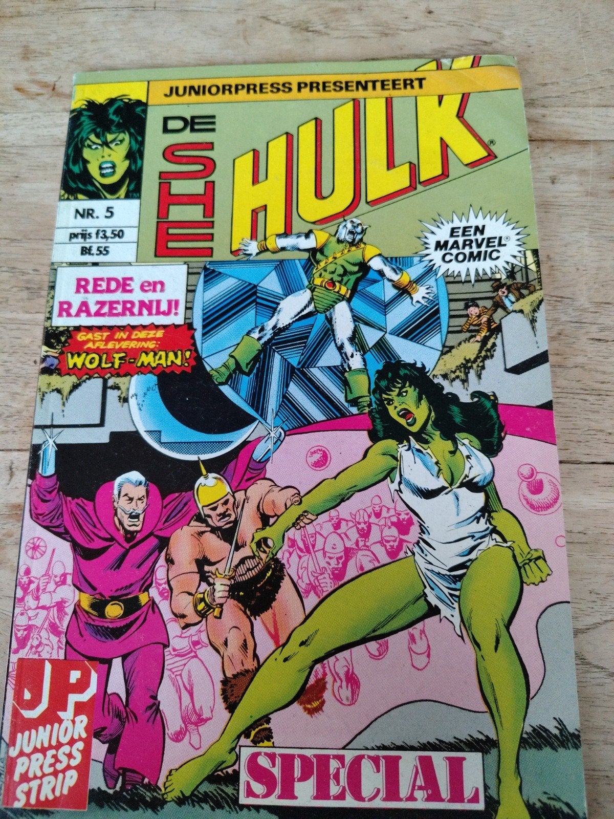 De She-Hulk Nr. 5 - Juniorpress Special Marvel Comic, Eén stripboek, Ophalen of Verzenden, Onbekend, Gelezen