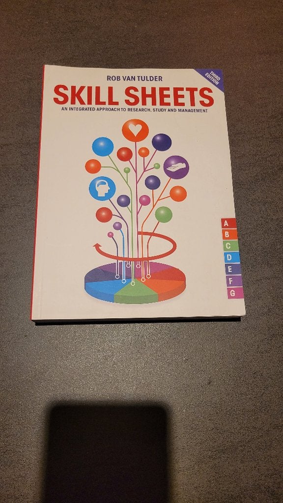 Skill sheets, Boeken, Ophalen, Rob van Tulder, Nieuw, HBO