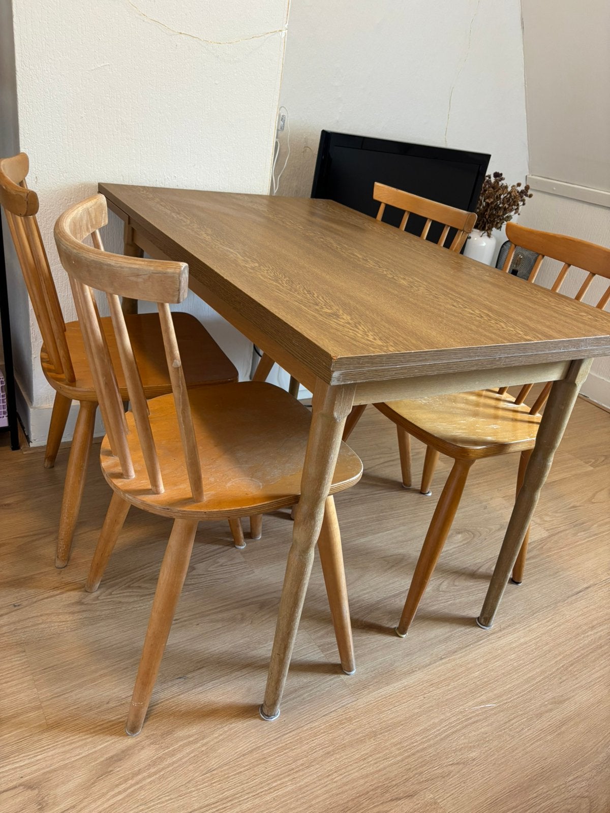 Table, Huis en Inrichting, Tafels | Eettafels, Ophalen, Gebruikt, 50 tot 100 cm, 150 tot 200 cm