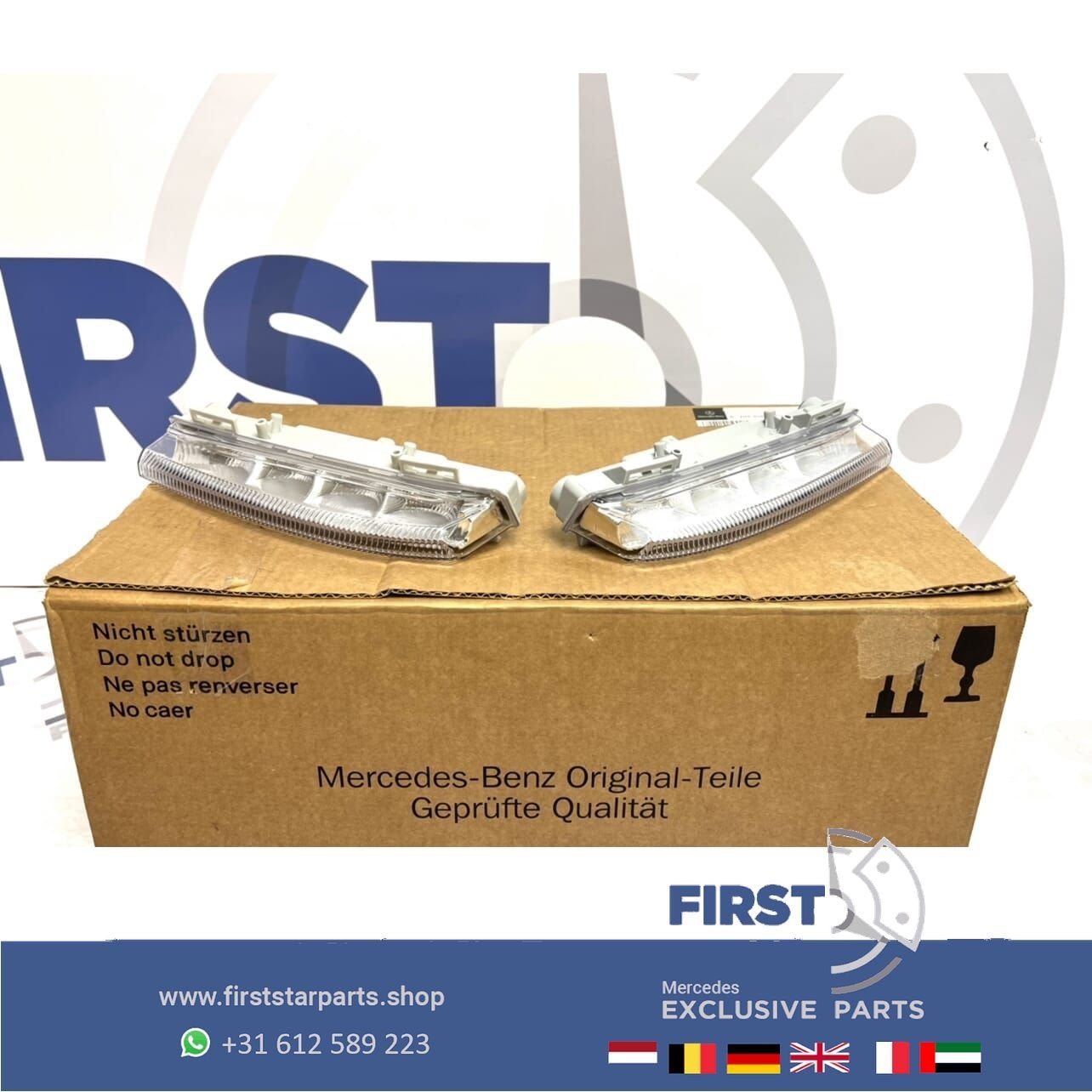 W207 W212 mistlampen E63 AMG dagrijverlichting voor Mercedes, Auto-onderdelen, Gebruikt, -, Ophalen of Verzenden, -