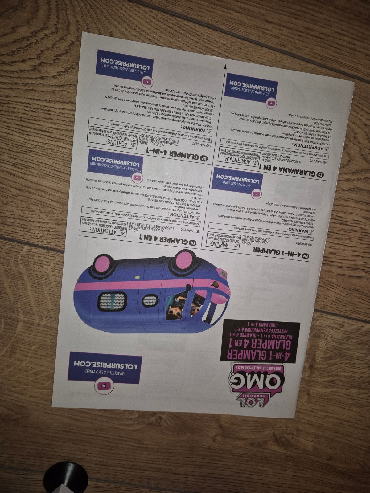 LOL Surprise OMG Glamper 4-in-1 Camper, Kinderen en Baby's, Ophalen of Verzenden, Gebruikt
