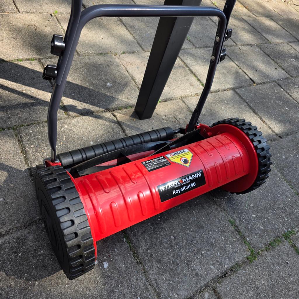 Bijna nieuwe grasmaaier van Stahl Mann, Ophalen of Verzenden, Zo goed als nieuw