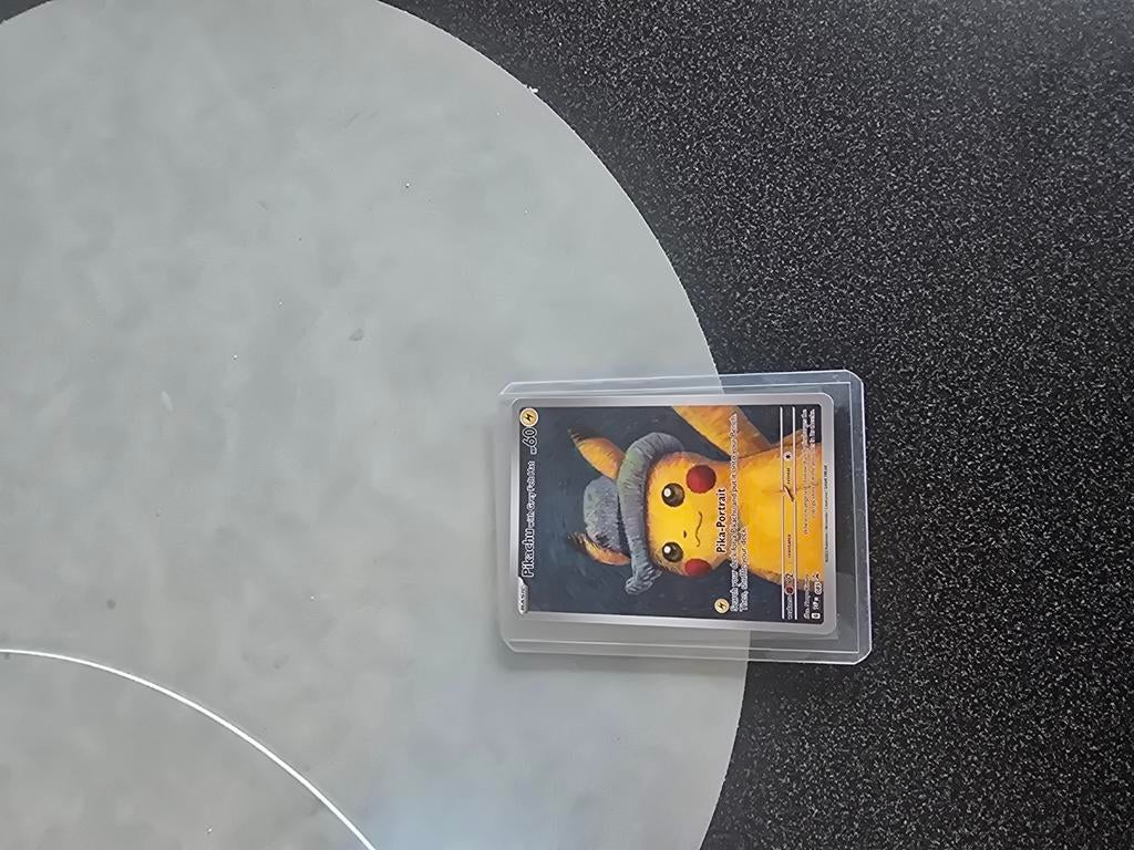 Van Gogh Pikachu Pokemon Kaart - Pika Portrait, Ophalen of Verzenden