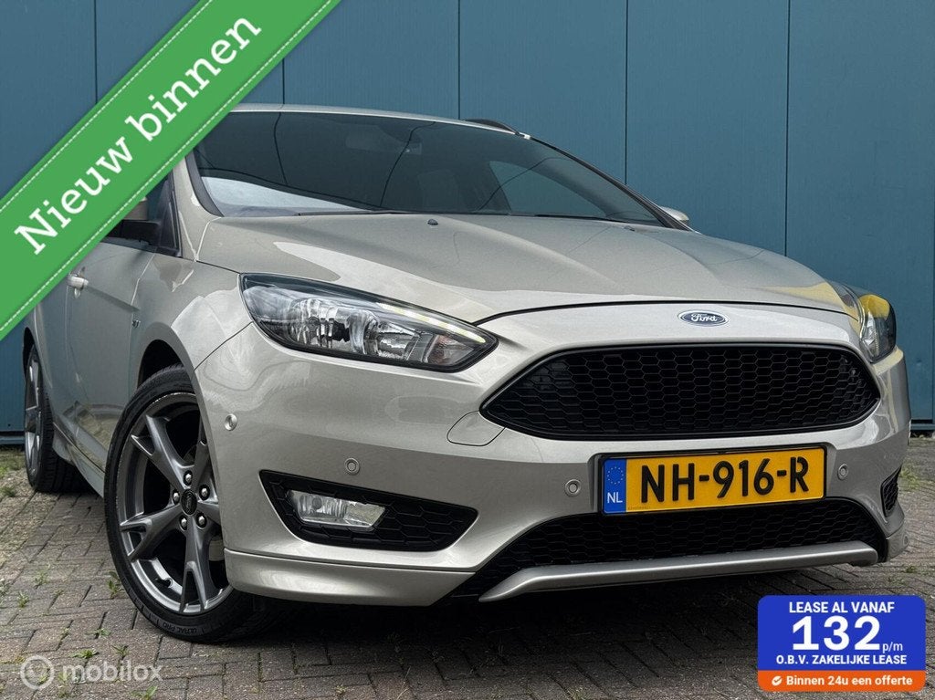 Ford Focus Wagon 1.0 ST-Line Navi Clima Cruise Park-Assist A, Auto's, Ford, Bedrijf, Te koop, Focus, ABS, Airbags, Airconditioning