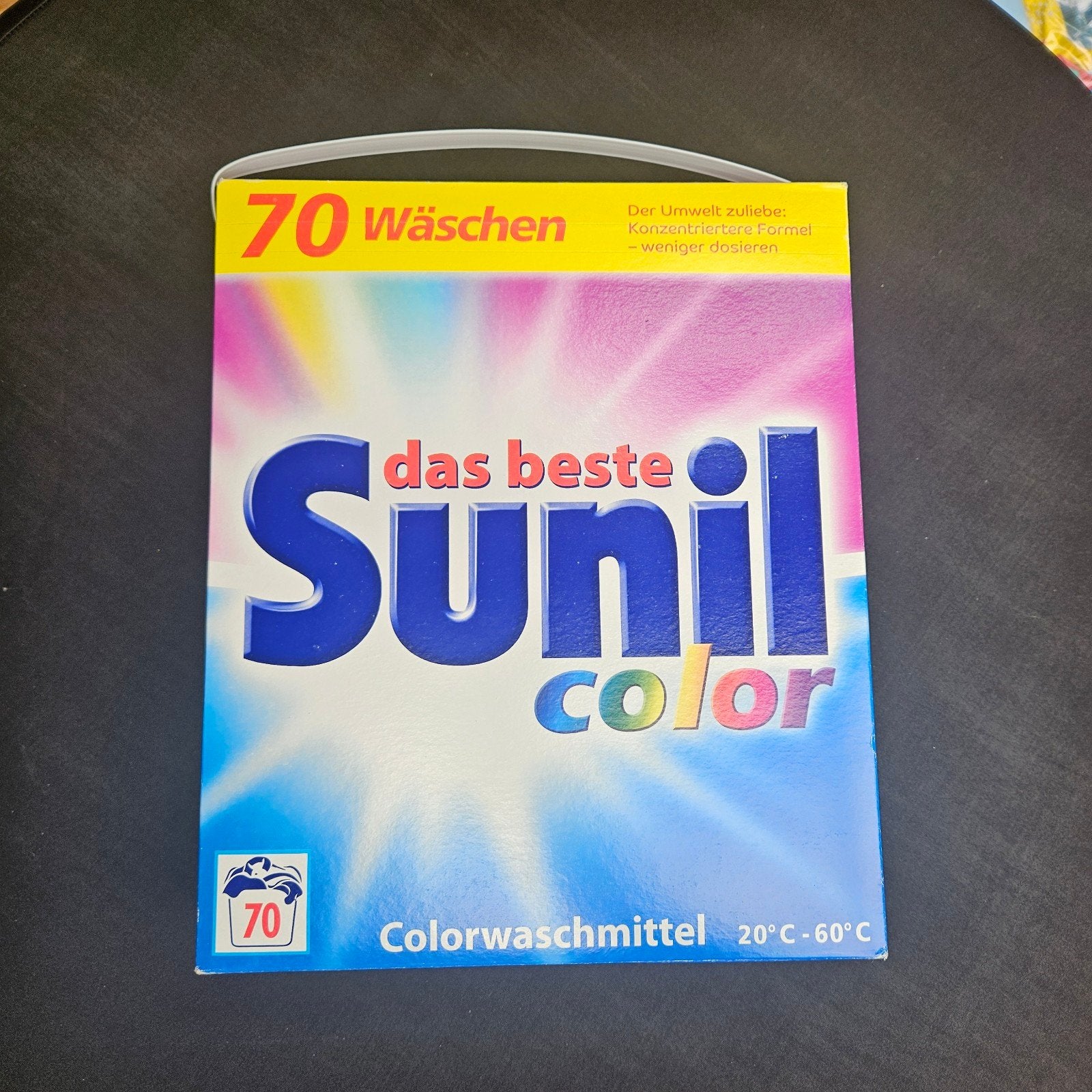 3x Sunil Color Waspoeder 70 Wasbeurten -Voorraad Beschikbaar, Ophalen of Verzenden, Schoonmaakmiddel